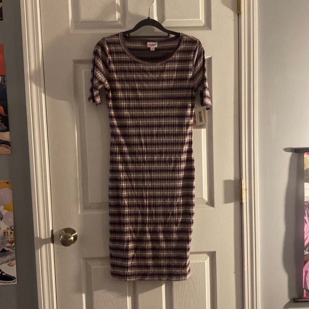 lularoe striped julia dress